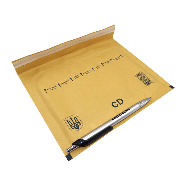 Бандерольний конверт Airpock CD 200х175 мм бурий 100 шт./