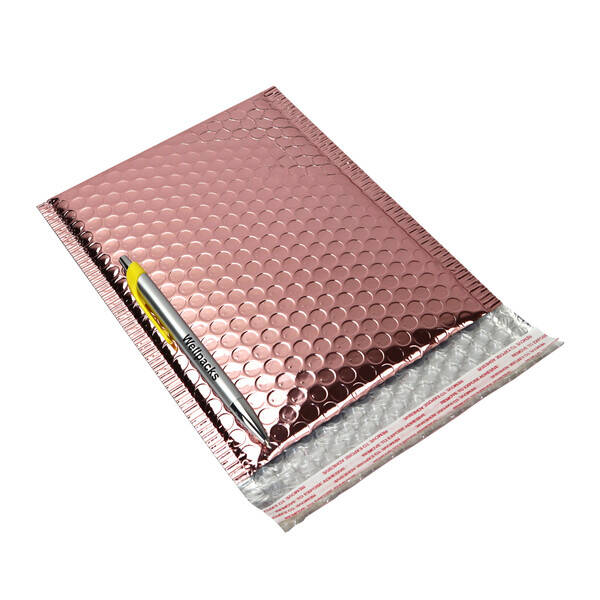 Бандерольный конверт 150х180 мм А5 розовый глянцевый 1 шт./