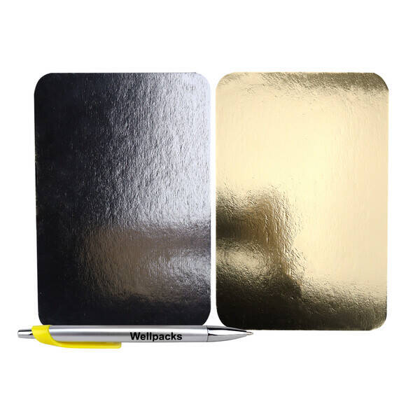 Підкладка для вакуумних пакетів целюлозна ламінована 110х160 мм золото-сріблястий 100 шт./