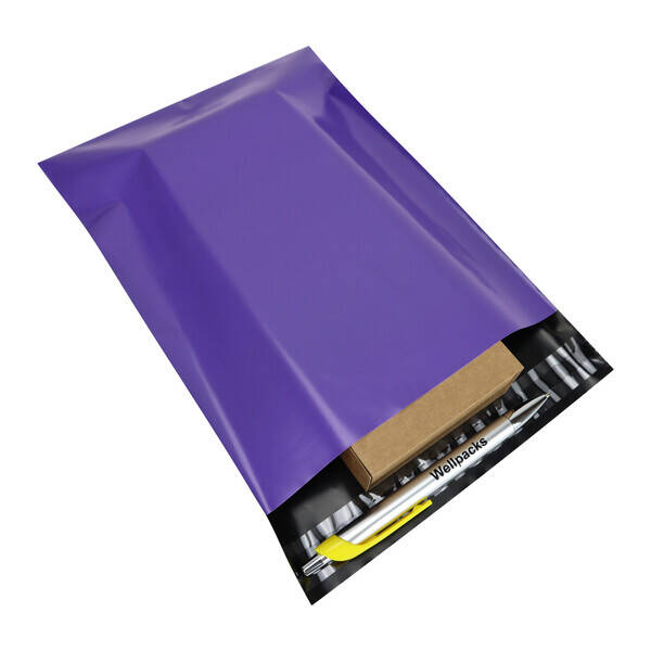 Курьерский пакет 190х240 мм А5 фиолетовый 50 мкм 100 шт.