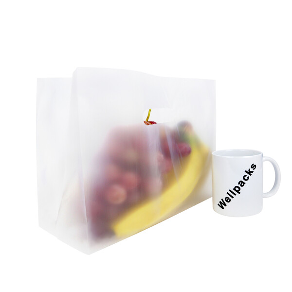 Пакет банан прозрачный матовий (250+65х2)х300 мм 50 мкм 100 шт.