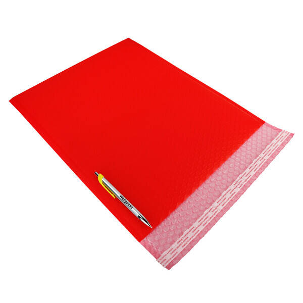 Бандерольный конверт 380х460 мм А3+ красный матовый 1 шт.