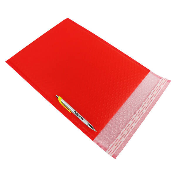 Бандерольный конверт 280х370 мм А4+ красный матовый 1 шт.