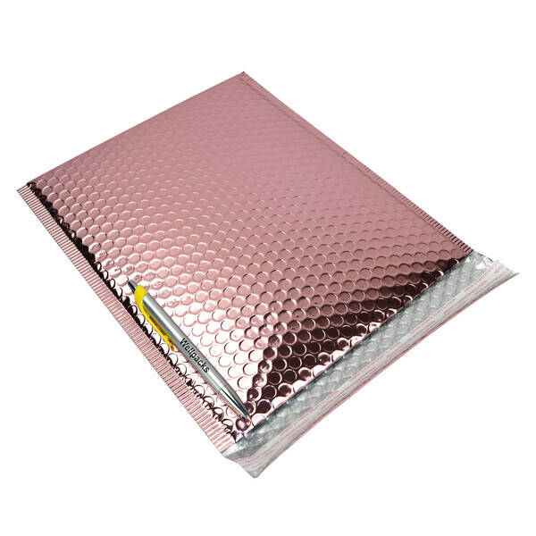 Бандерольный конверт 180х230 мм А5+ розовый глянцевый 1 шт.